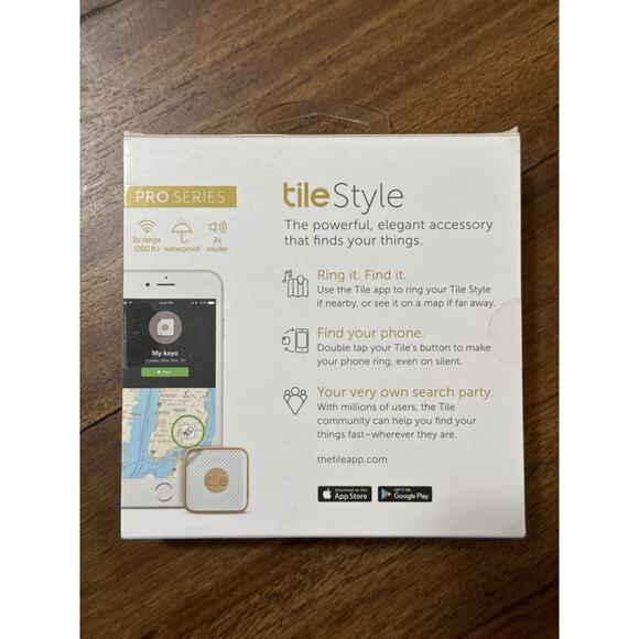 Tile Style Pro Series Bluetooth Tracker/Air Tag - Picture 2 of 3